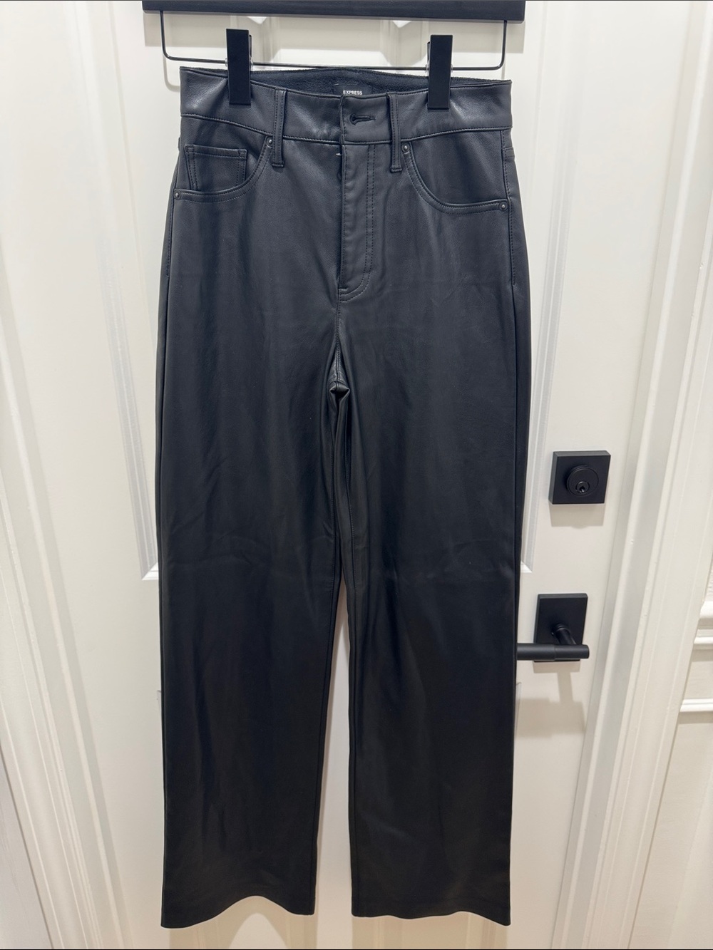 Express Black leather Pants